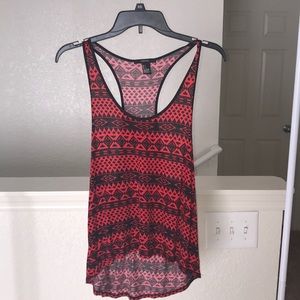 Forever 21 Red Aztec Tank